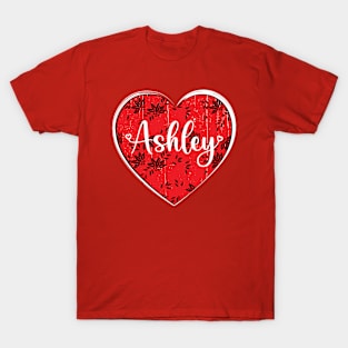 I Love Ashley First Name I Heart Ashley T-Shirt